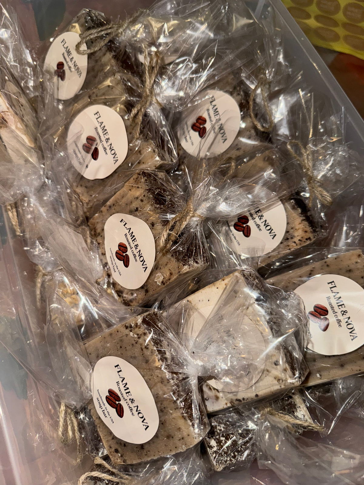 Roasted coffee artisan soap bar